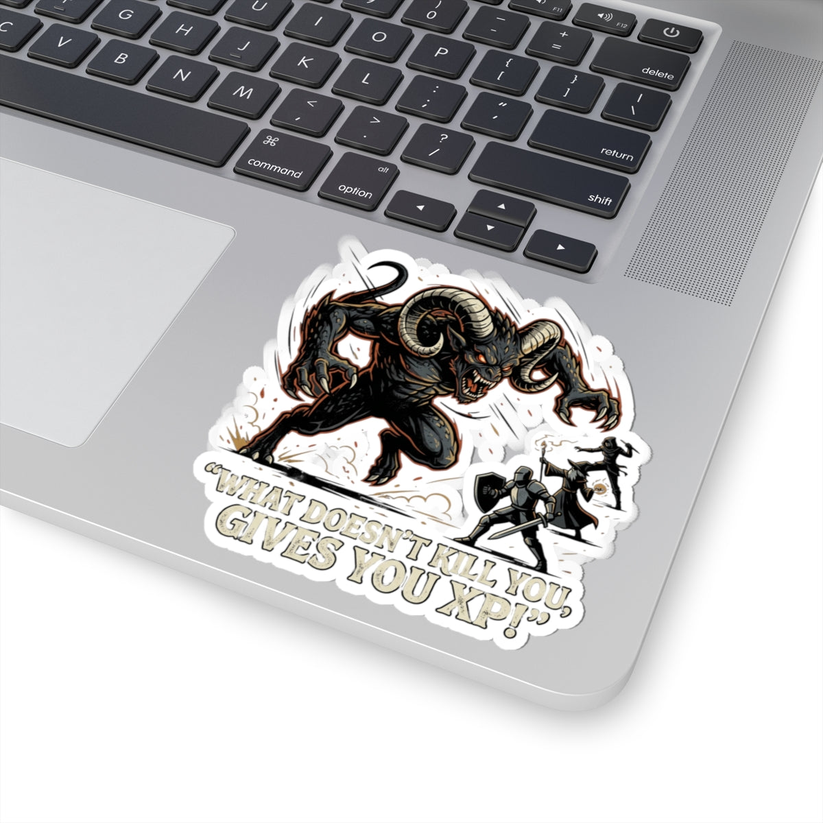 Sticker — “What Doesn’t Kill You Gives You XP” RPG Monster Sticker
