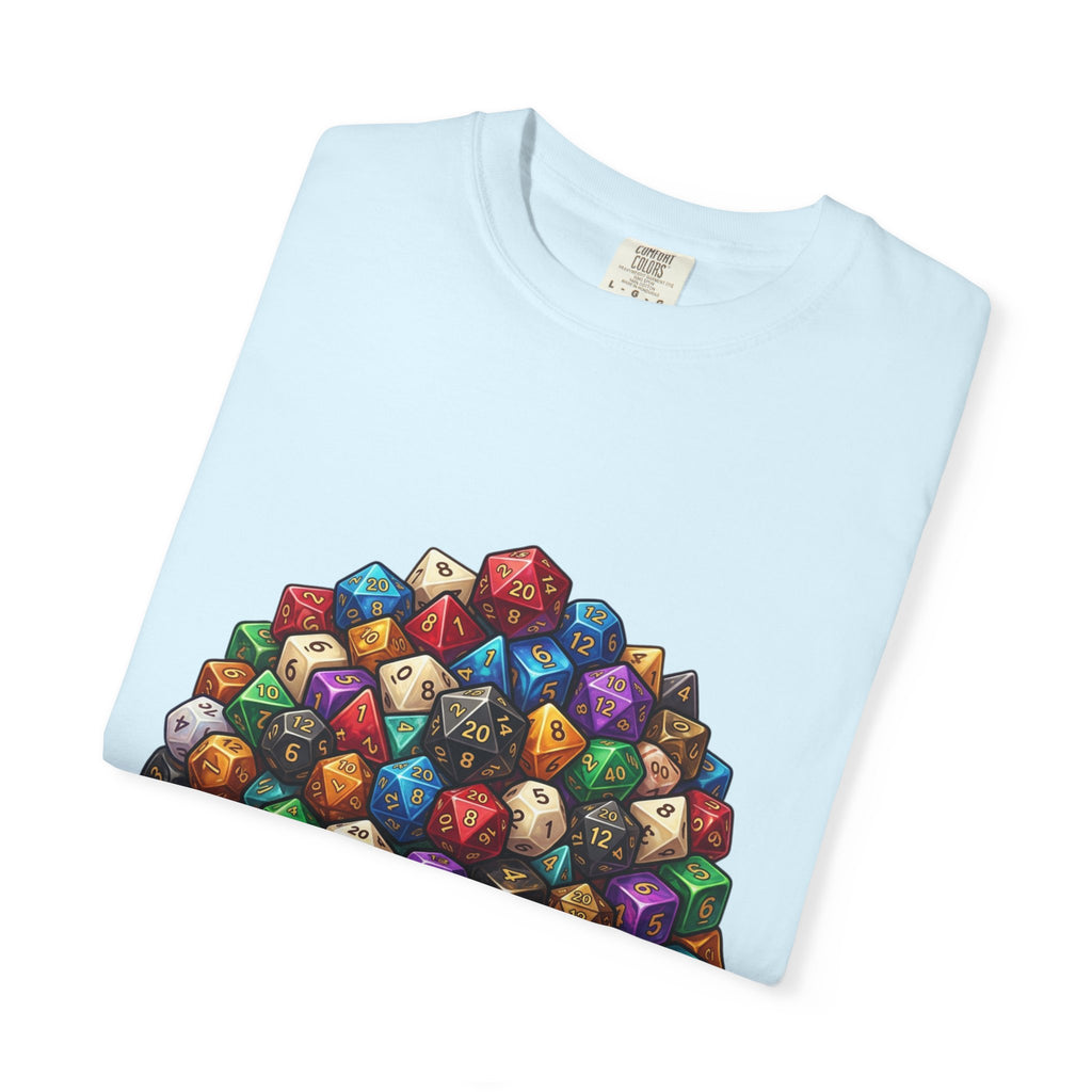 Roleplaying Dice T-Shirt — “Yes! I Really Do Need All These Dice” Graphic Tee