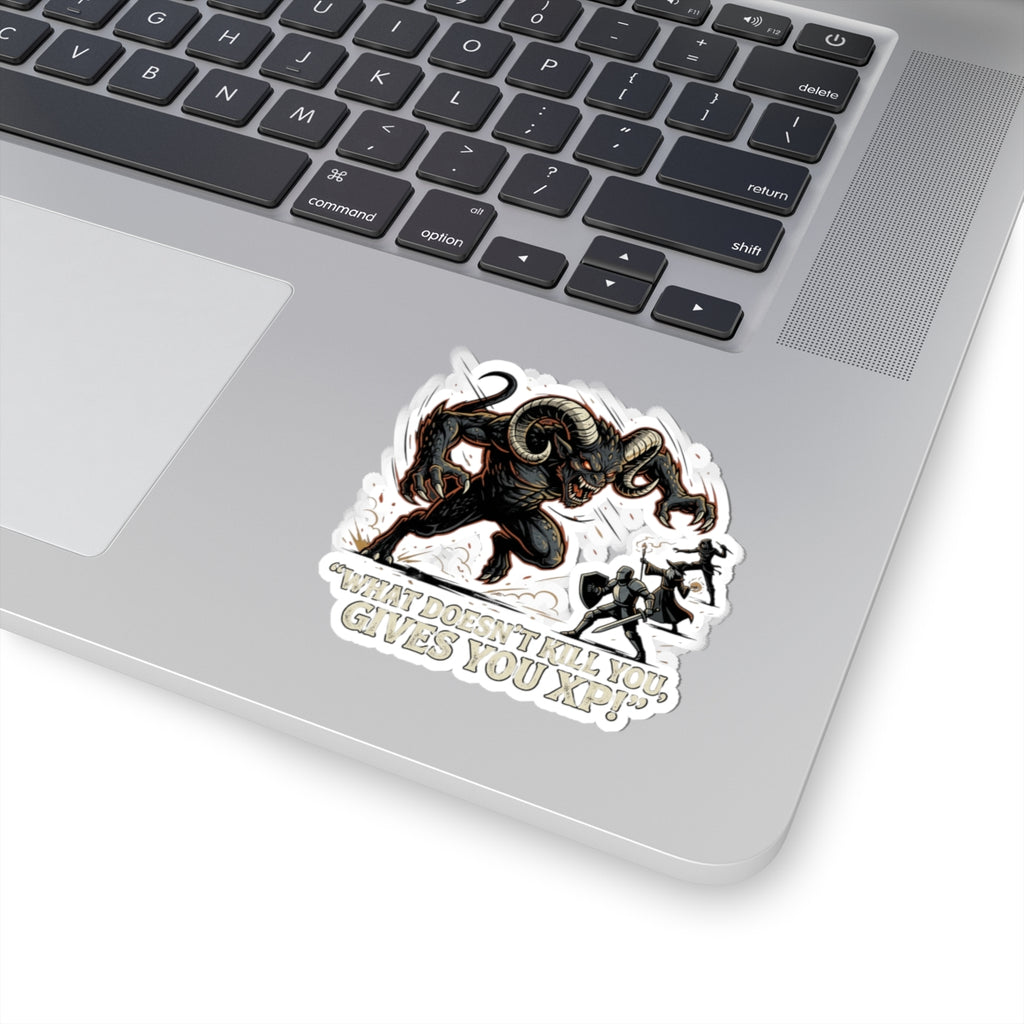 Sticker — “What Doesn’t Kill You Gives You XP” RPG Monster Sticker