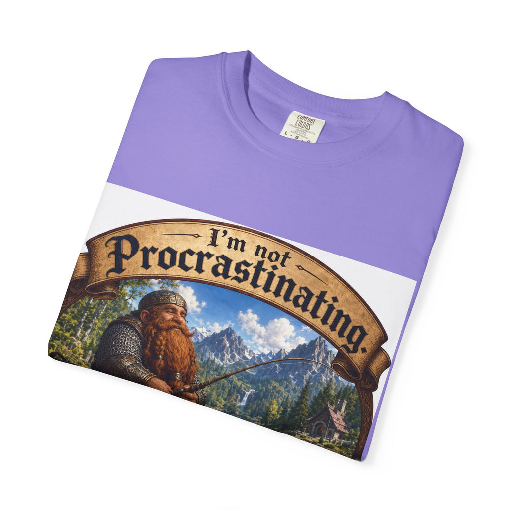 T-Shirt — "I'm Not Procrastinating, I'm on a Side Quest" Fantasy Gamer Tee