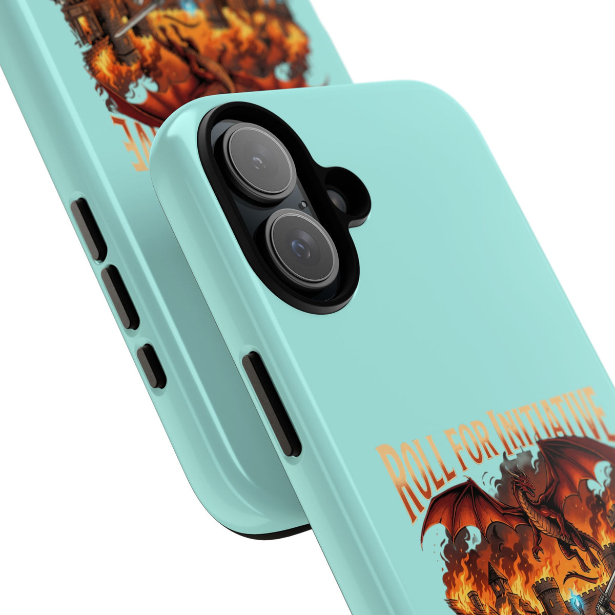Phone Case — "Roll for Initiative" Fantasy RPG Battle Design