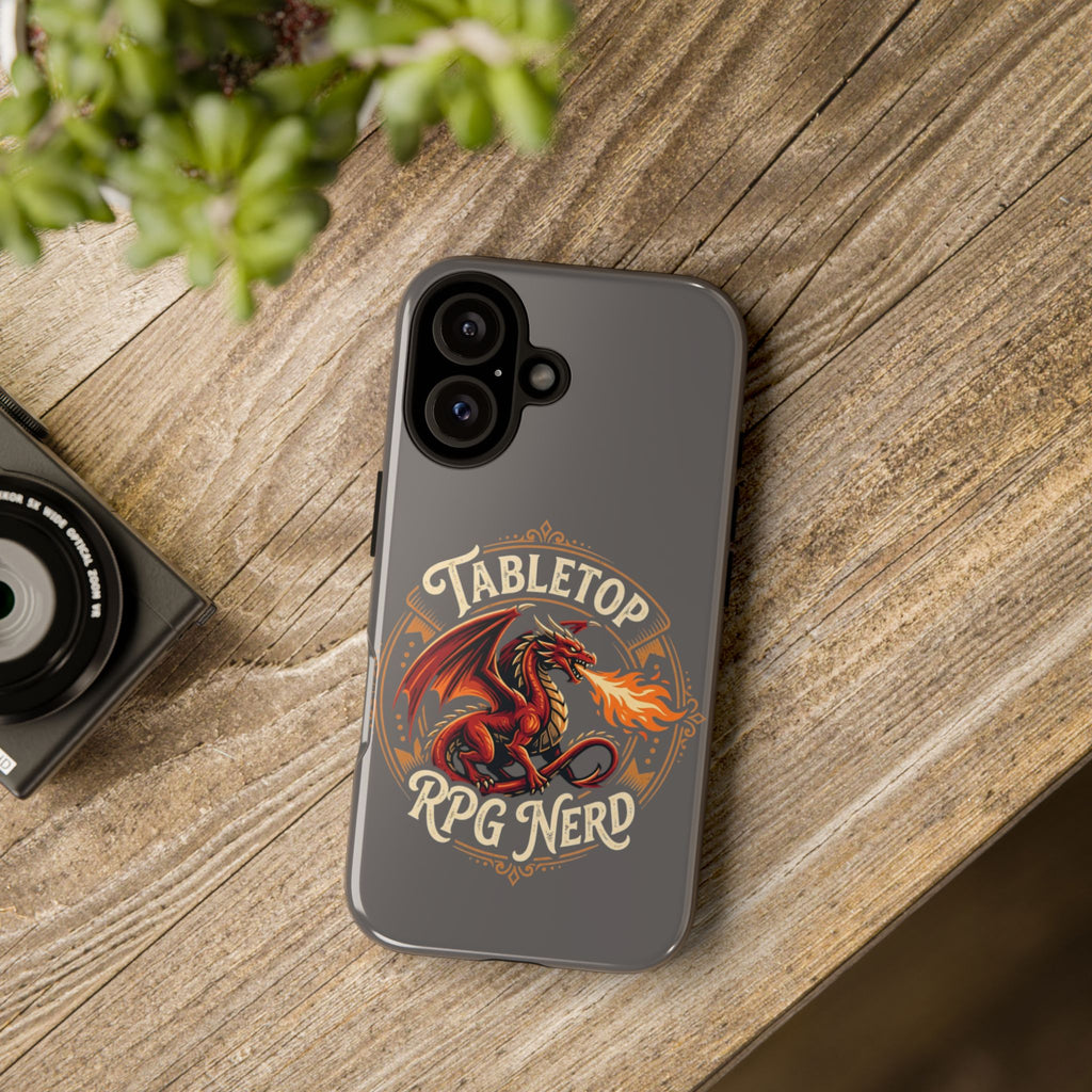 Tabletop RPG Nerd Phone Case — Dragon Design iPhone Cover