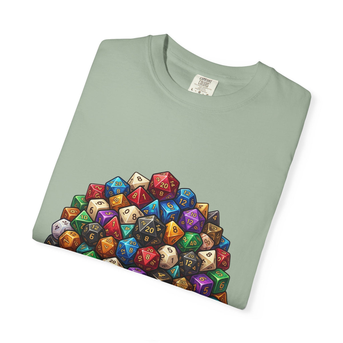 Roleplaying Dice T-Shirt — “Yes! I Really Do Need All These Dice” Graphic Tee