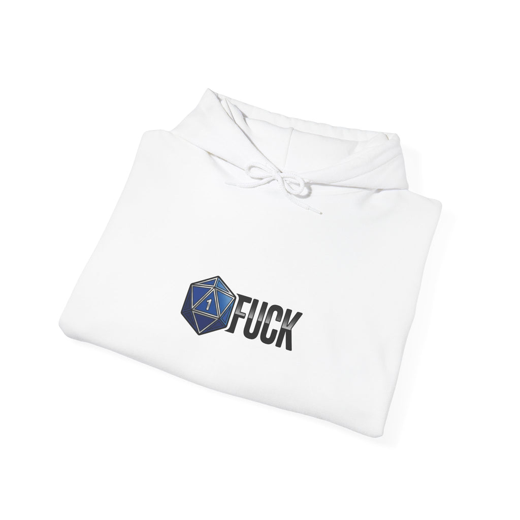 Hoodie — D20 Fuck Logo Gamer Dice Hooded Sweatshirt