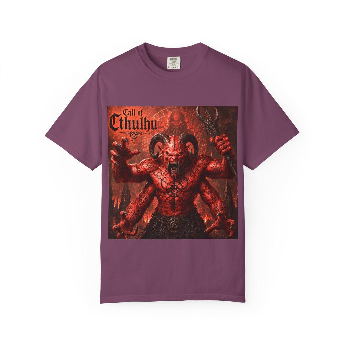Call of Cthulhu Horror Graphic T-Shirt — Demon Skull Mythos Tee