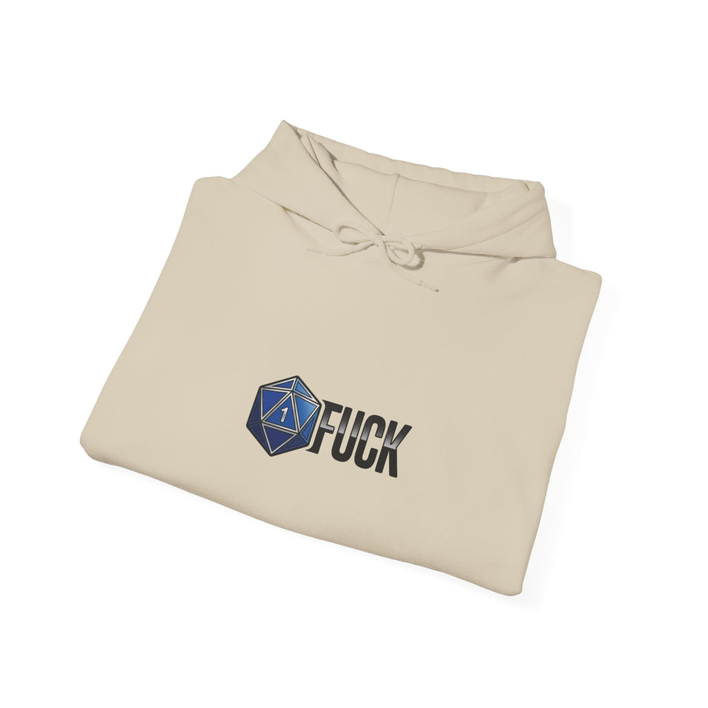 Hoodie — D20 Fuck Logo Gamer Dice Hooded Sweatshirt