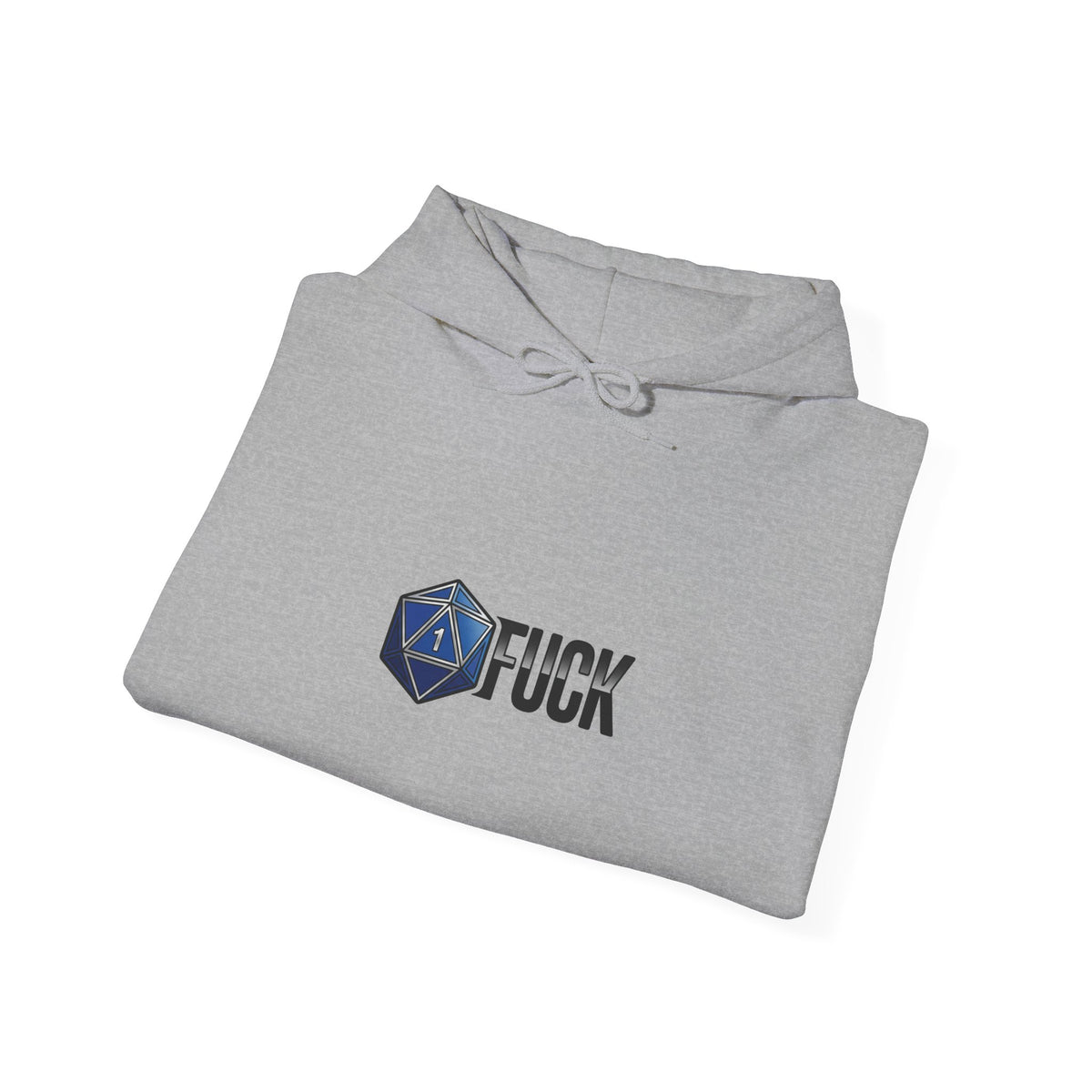 Hoodie — D20 Fuck Logo Gamer Dice Hooded Sweatshirt