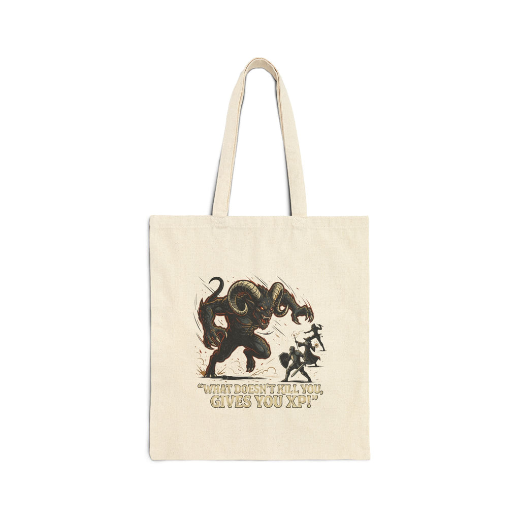 Tote Bag — Adventurer RPG Tote "What Doesn't Kill You Gives You XP"